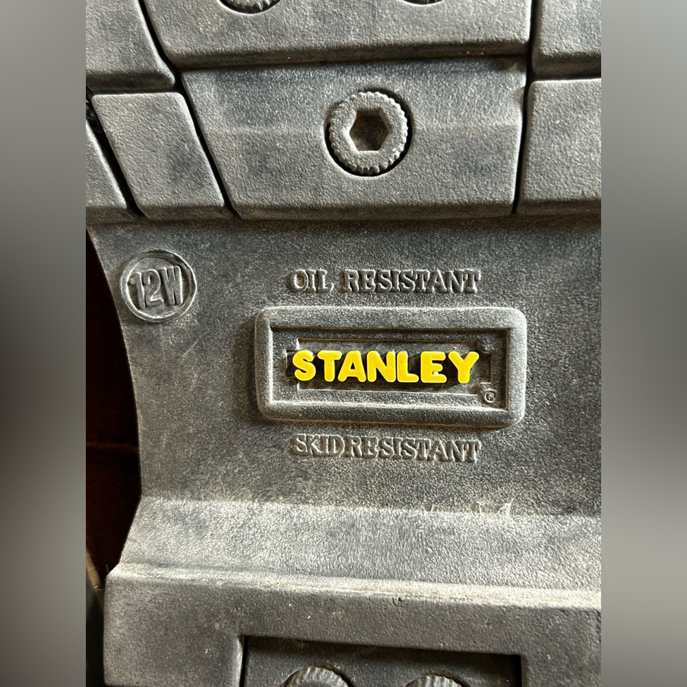 MENS 12W Stanley Brown Suede Oil/Skid Resistant  Work Boots Outdoor Construction - Picture 7 of 11
